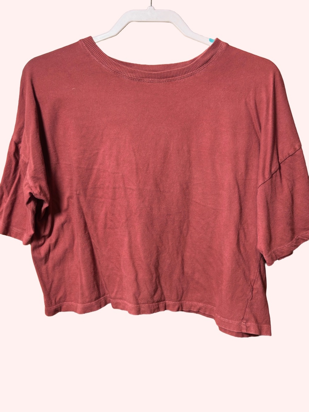 SO Boxy Crop Tee - Rust